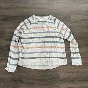 stripped crewneck